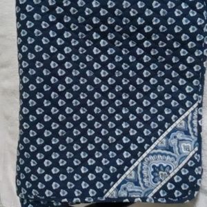 Vera Bradley Nantucket navy large messenger/laptop bag